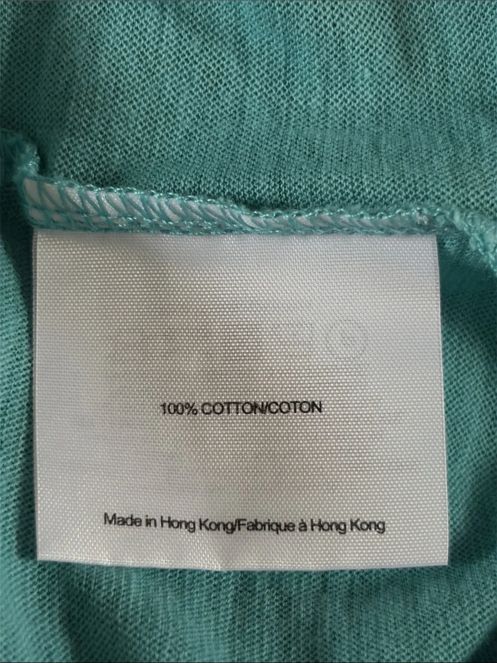 Tory Burch Turquoise Logo Tank, XS